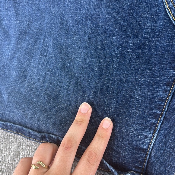 Levis Blue Jean Denim Classic Shorts Womens Size 33 High Rise - Picture 5 of 8